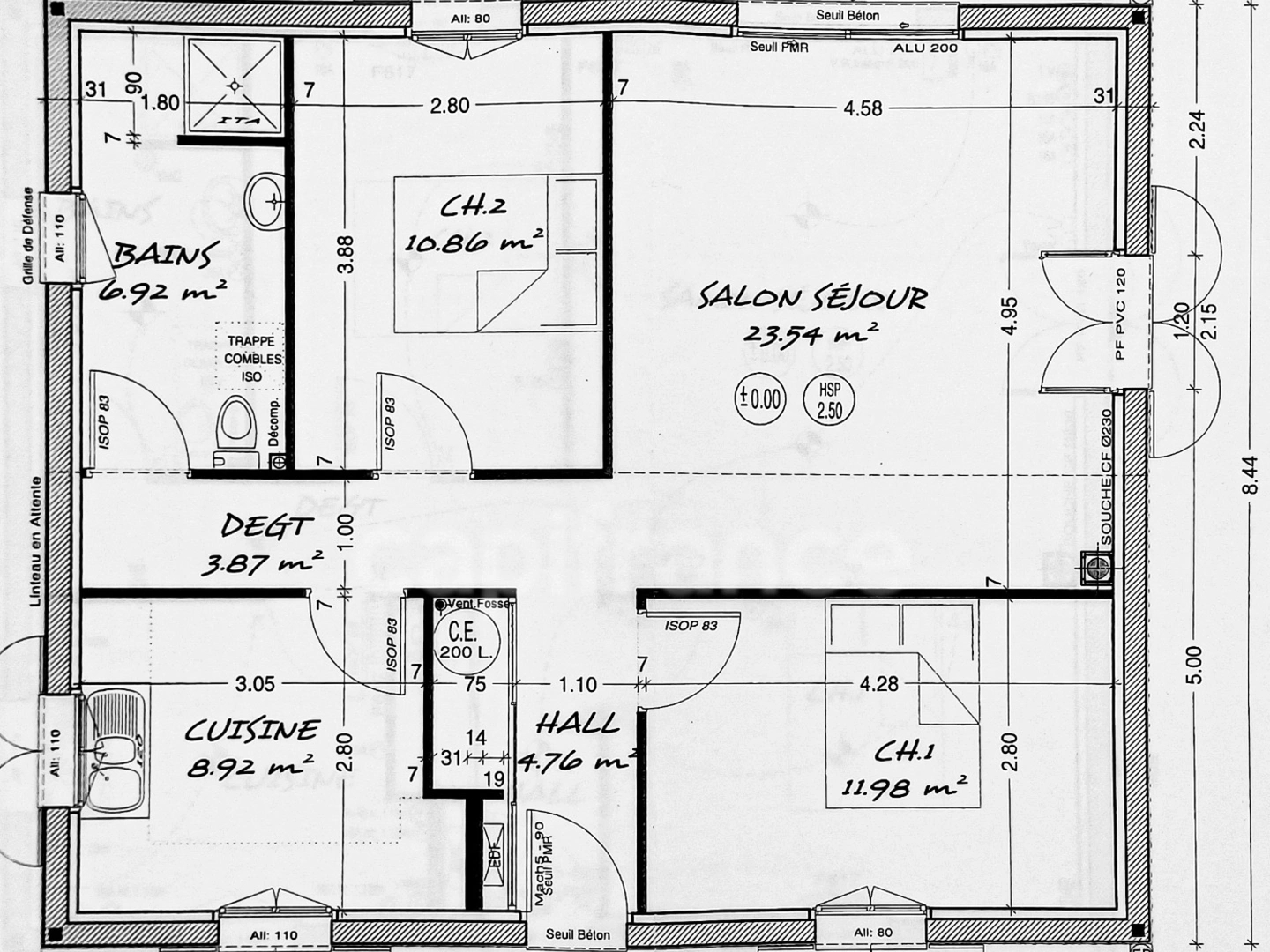 Maison à vendre - 3 pièces - 71m2 - Sanilhac (24660)