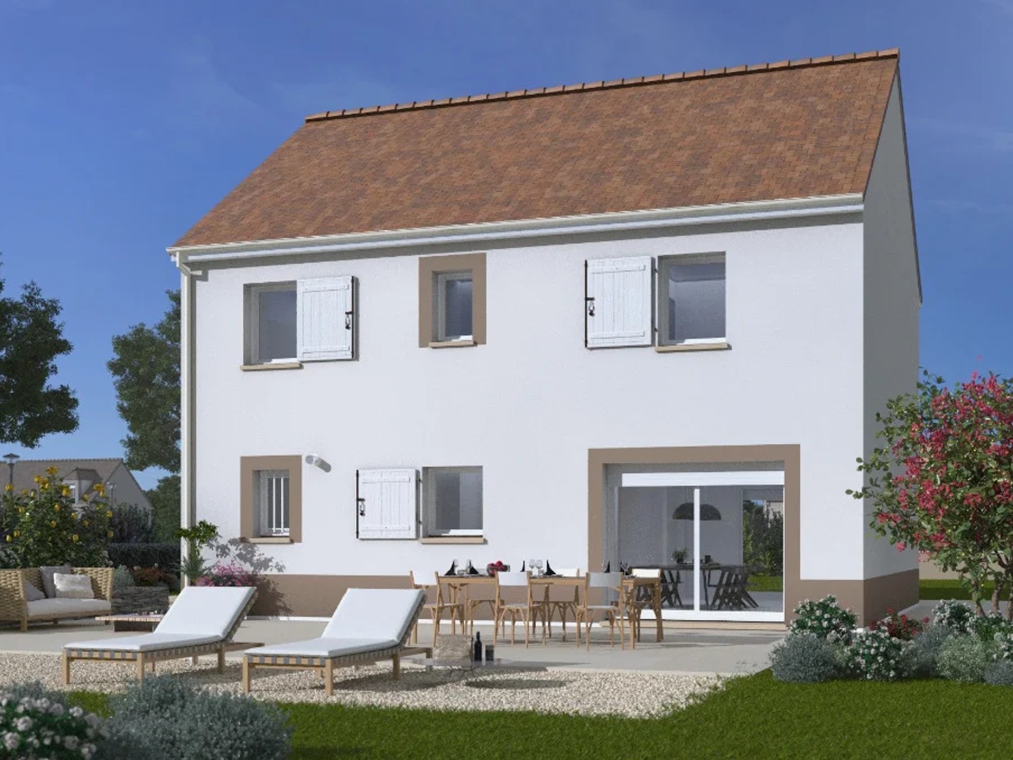 Maison à vendre - 7 pièces - 124m2 - Lorrez-Le-Bocage-... (77710)