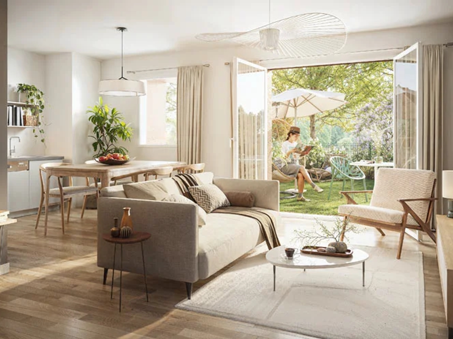 VIF MAISON MITOYENNE T5 DE 109m2 donnant sur terrasse de 31m2 et beau jardin de 157m2