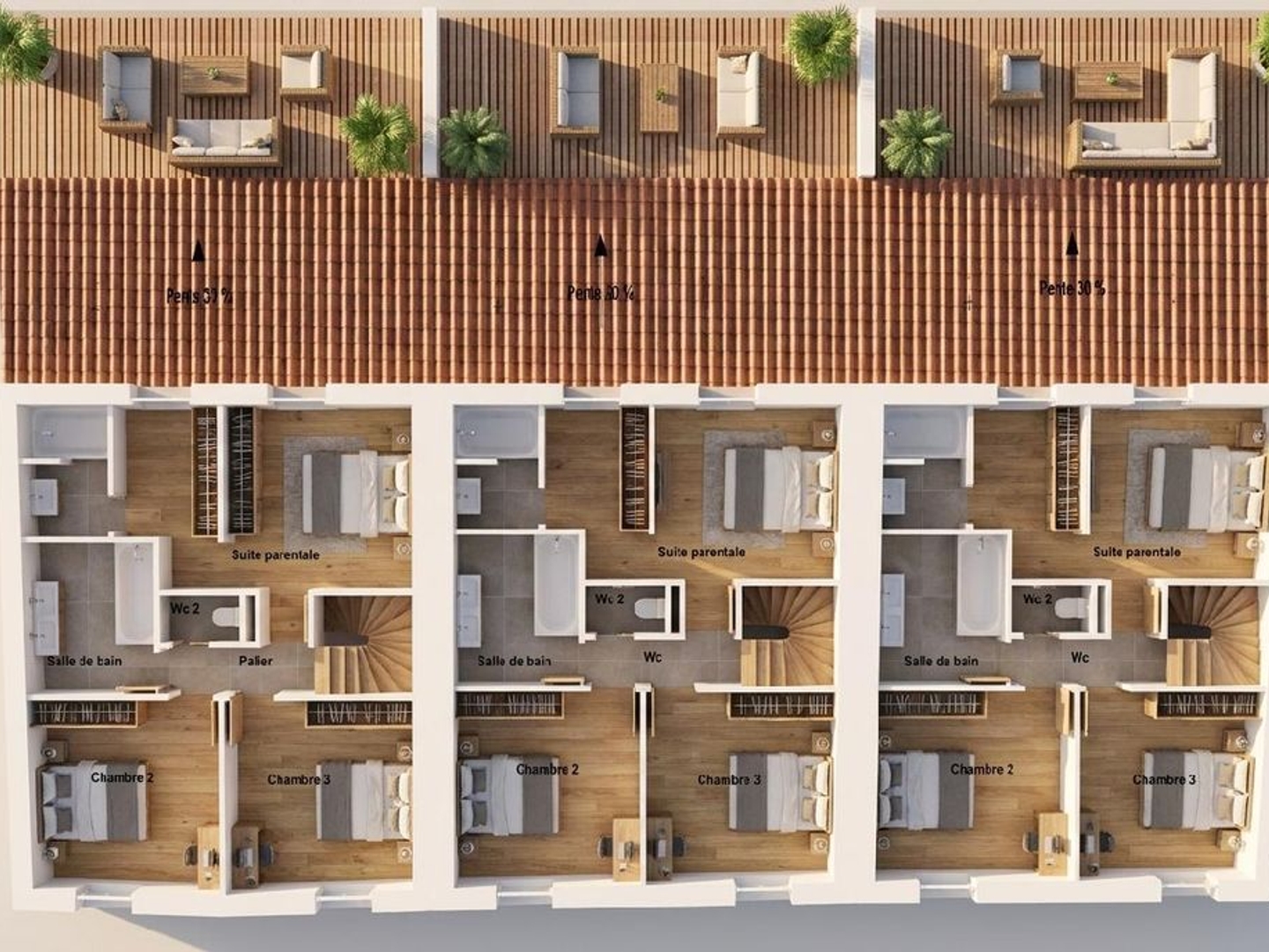 Maison à vendre - 4 pièces - 100m2 - Bègles (33130)