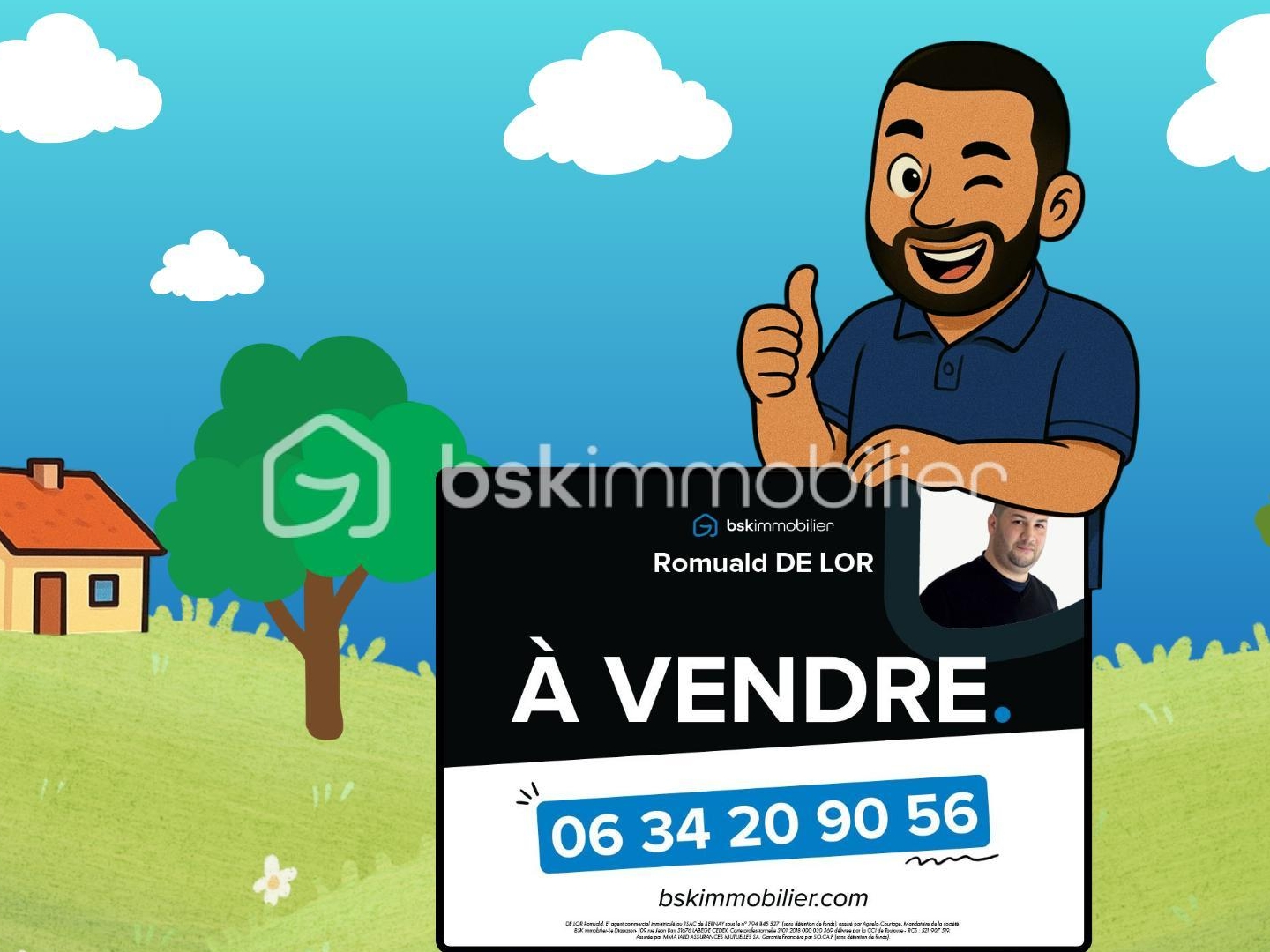 Terrain 977 m²