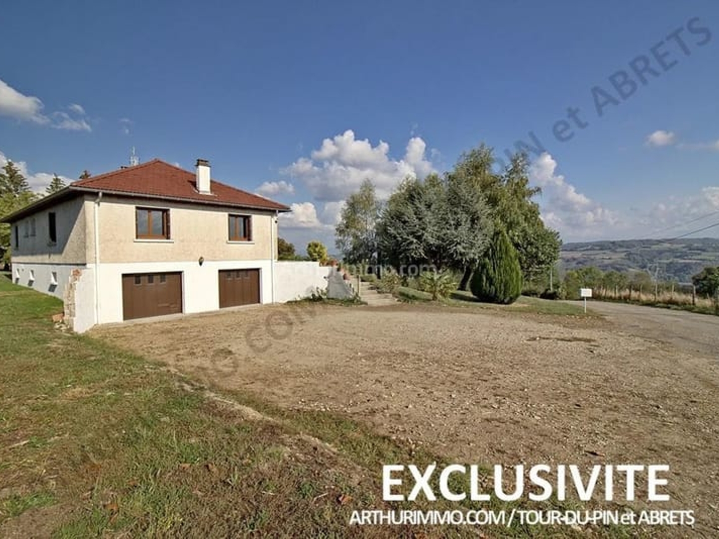Maison sur sous-sol, AVEC VUE imprenable.