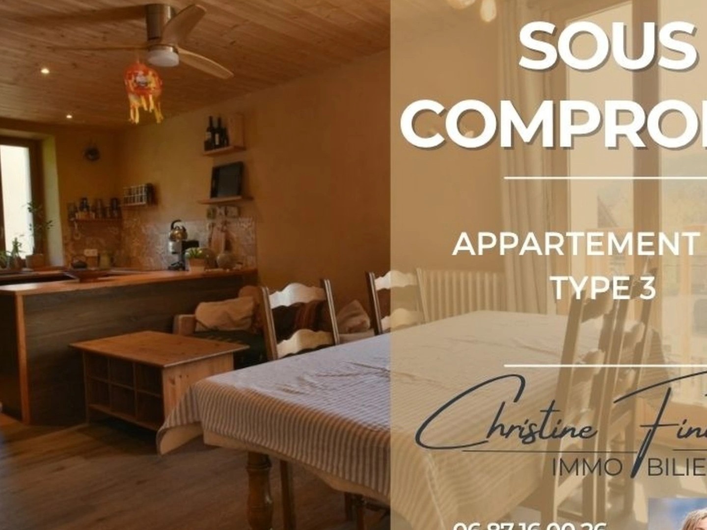 Appartement 3 pièces 58 m²