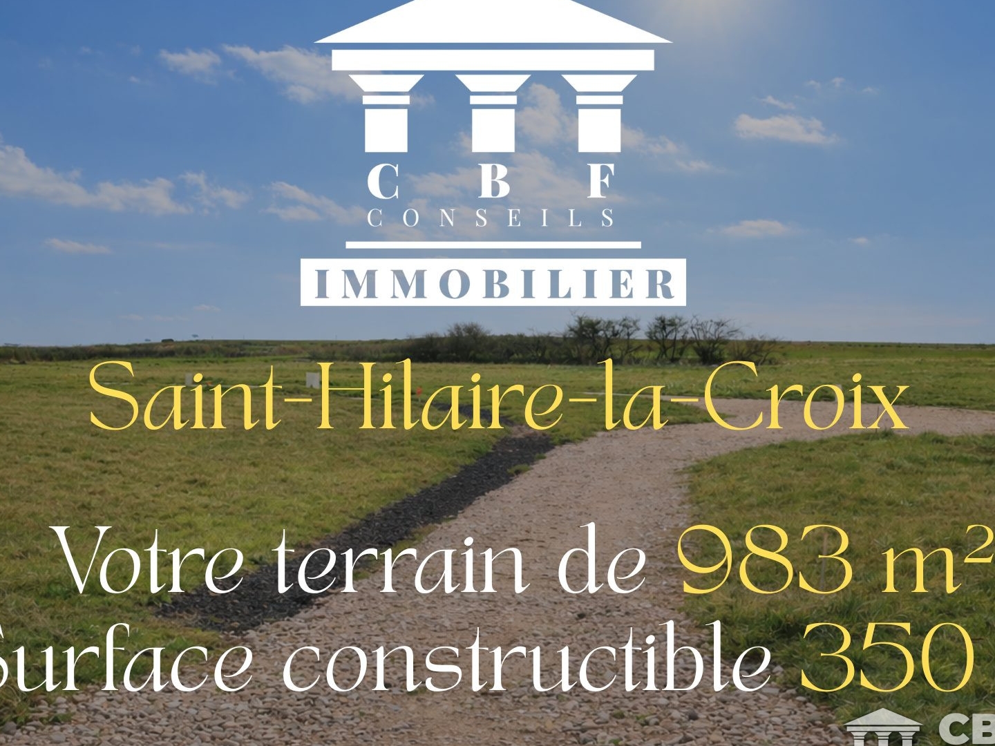 Terrain en individuel 983 m²