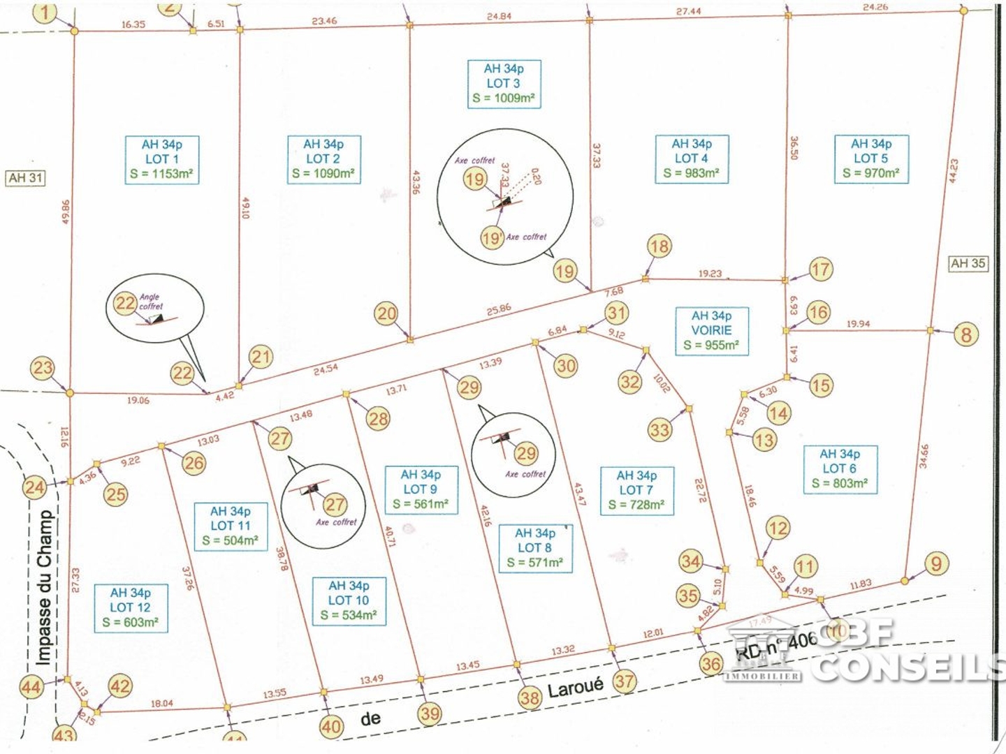 Terrain à vendre - 983m2 - Saint-Hilaire-La-... (63440)