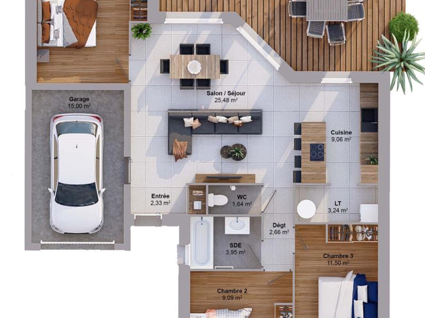 Maison à vendre - 82m2 - Coux (17130)