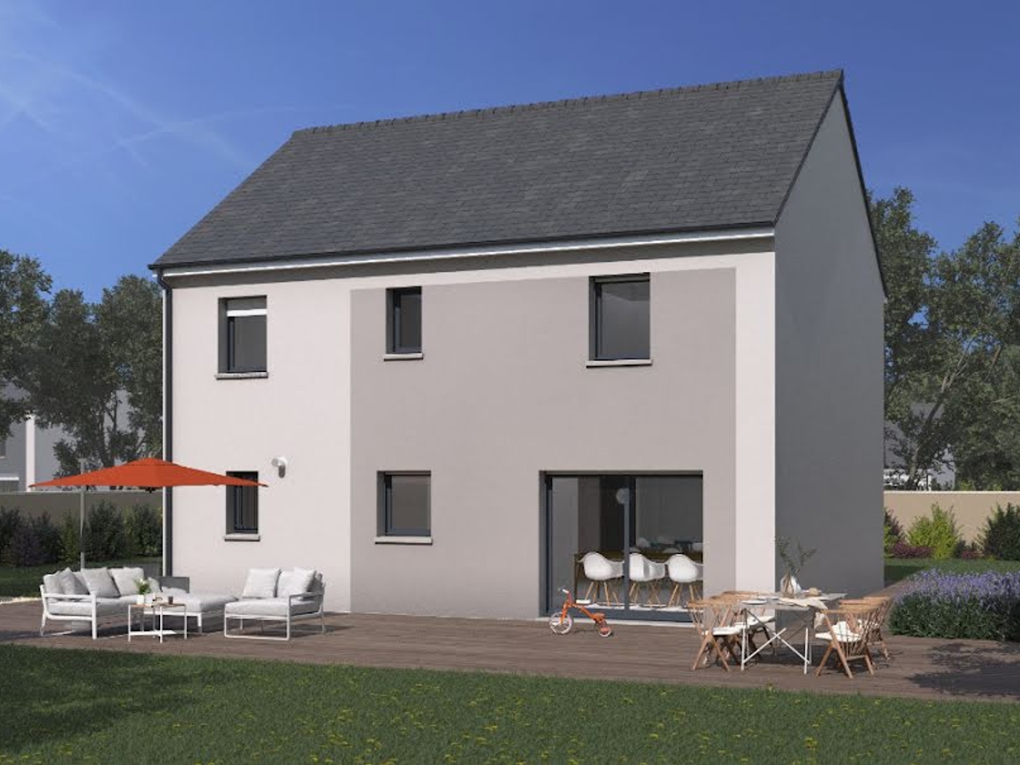 Maison à vendre - 6 pièces - 109m2 - La Chapelle-Gauthier (27270)
