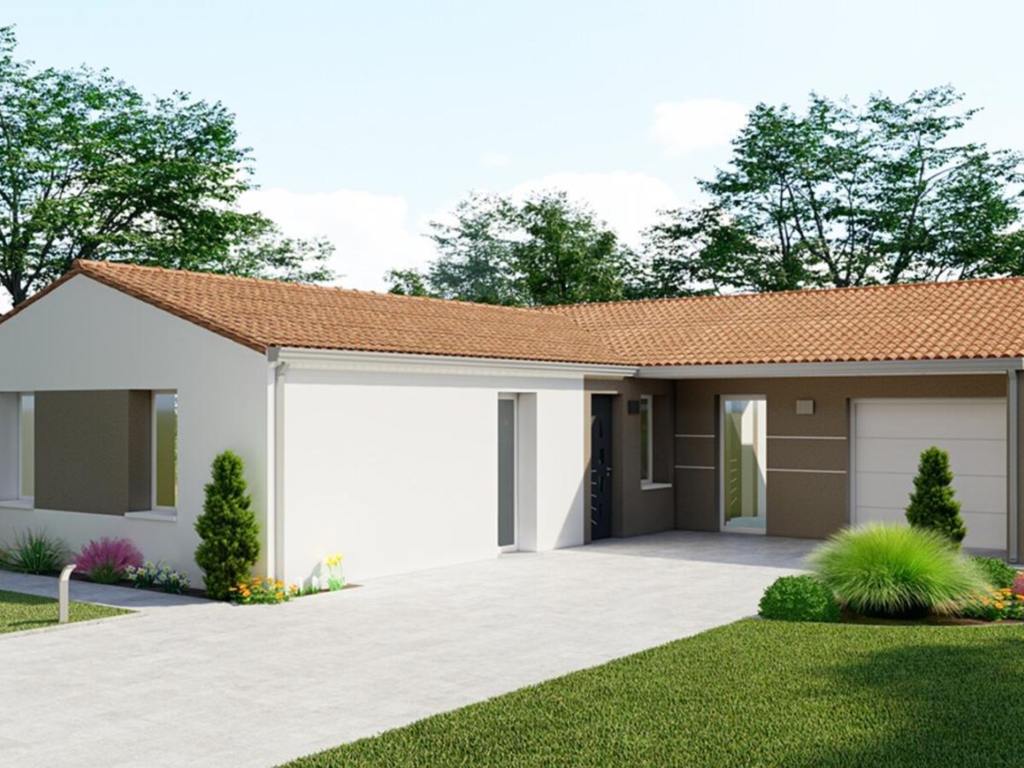Terrain + maison 106 m²