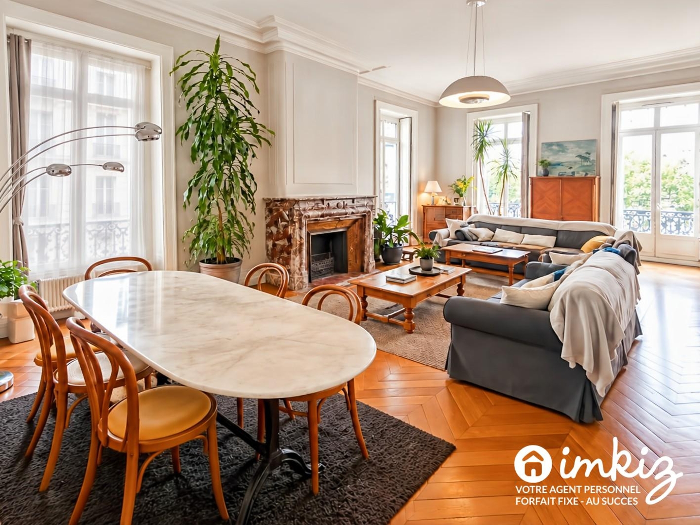 Proche place Carnot : 4 pièces 112m². Vendu loué.
