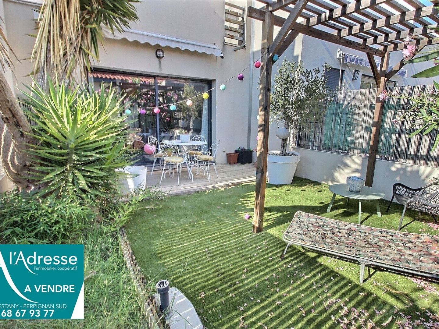 A VENDRE CABESTANY VILLA CONTEMPORAINE DE TYPE F3