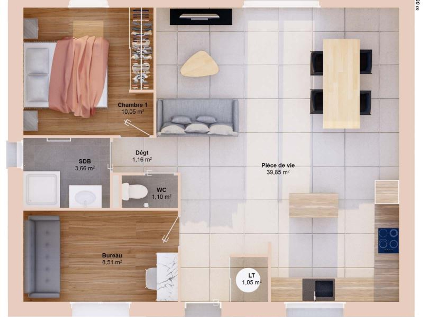 Maison à vendre - 65m2 - Tôtes (76890)
