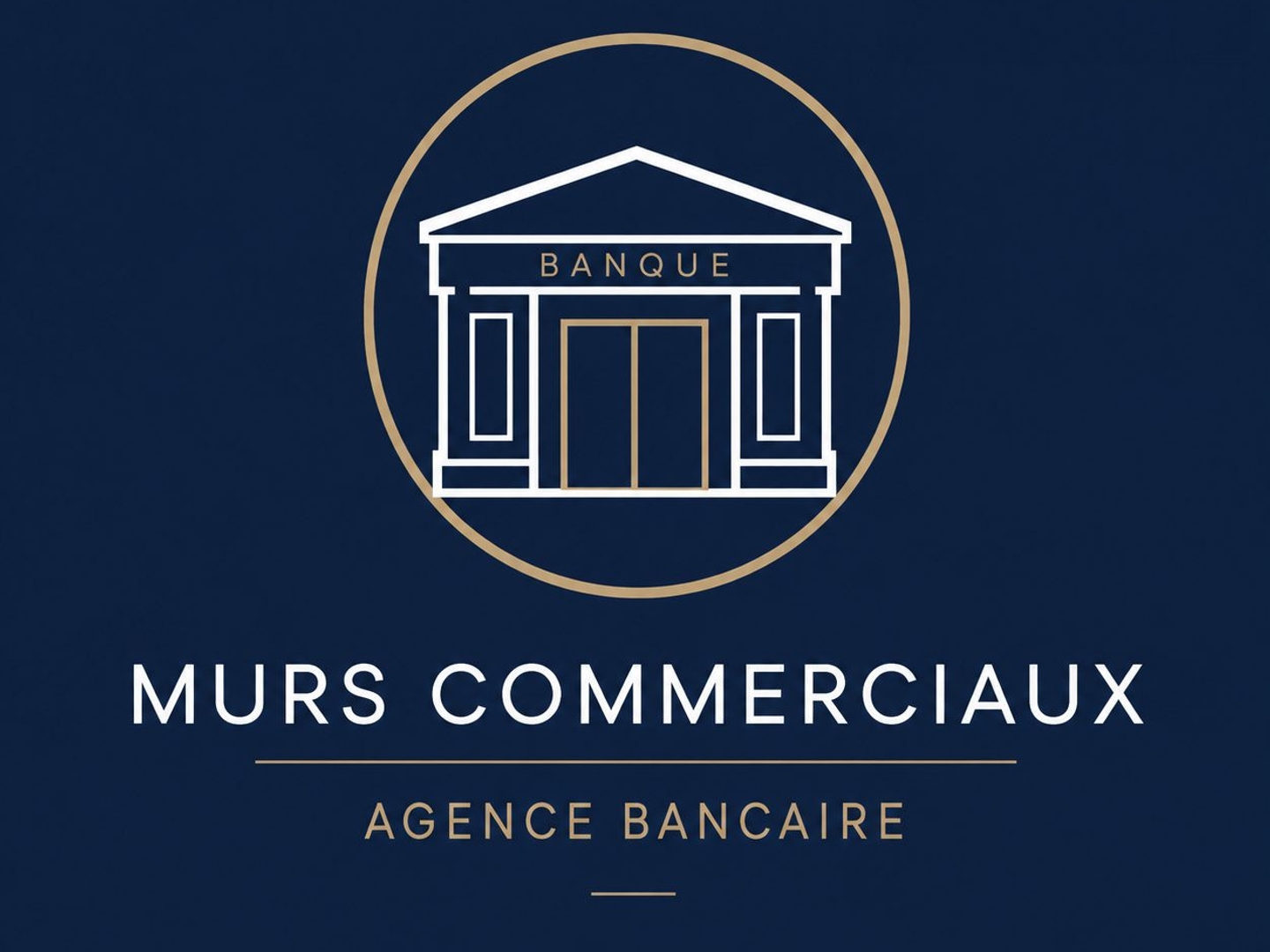Vends parts murs et bail commercial d'une grande agence bancaire