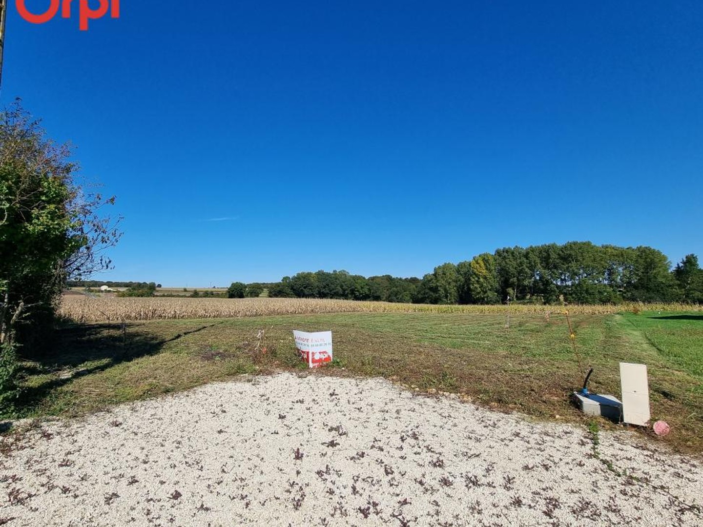 Terrain viabilisé 989m2 Champagne