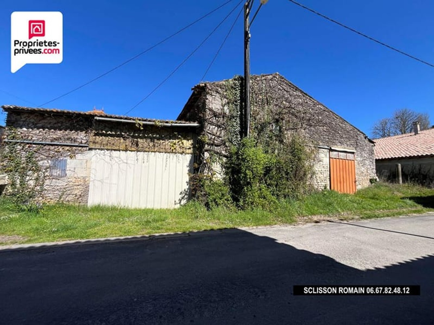 Grange Lorignac - grande dépendance - terrain - PRIX 53 990 FAI