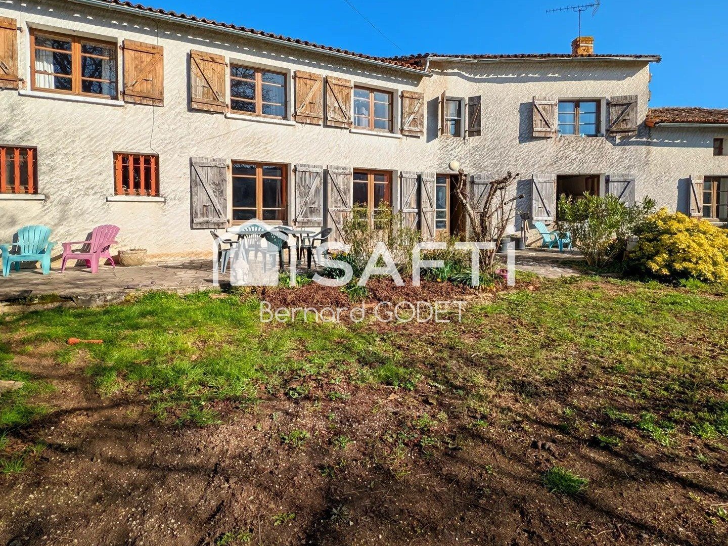 maison de campagne, dépendance, terrain non attenant.