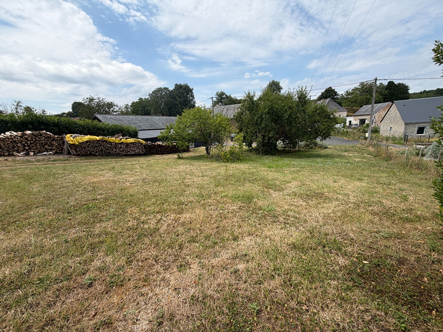 Agréable terrain constructible d'environ 470 m² à vendre à SAINT AUBIN LE DEPEINT (37370)