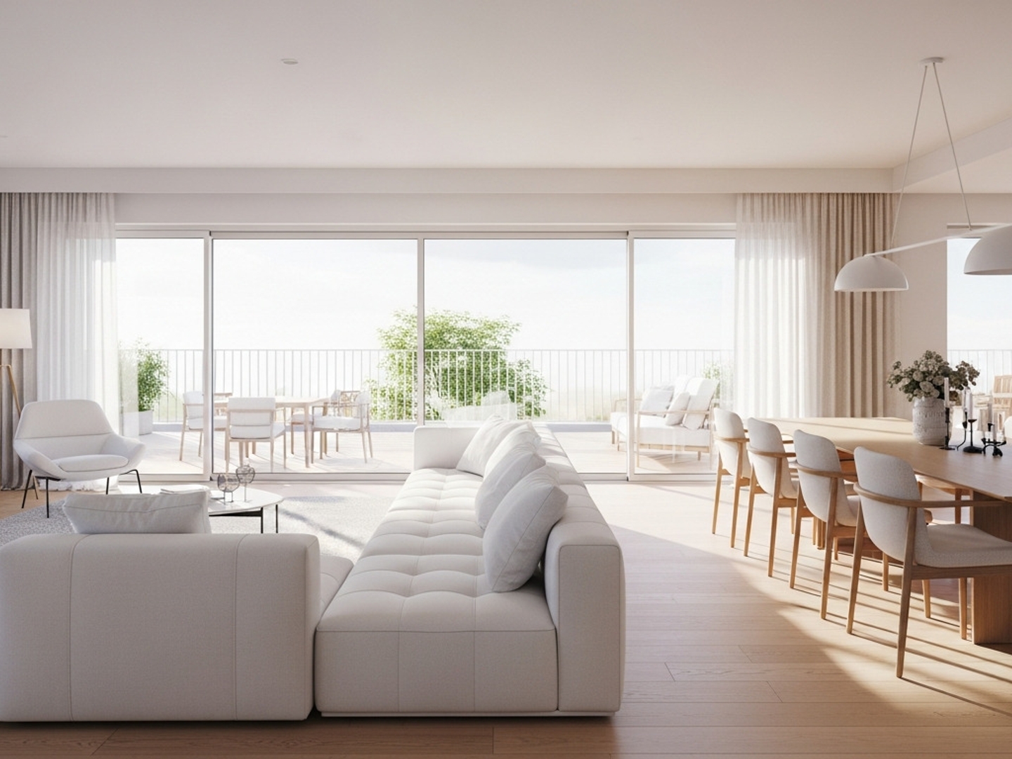 4 PIÈCES de 79m² + UN BALCON + PARKING - CUCQ