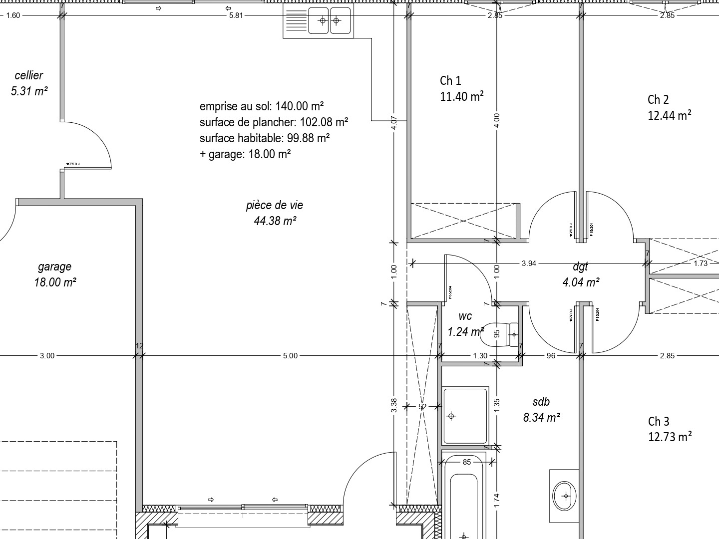 Maison à vendre - 4 pièces - 100m2 - Cognat-Lyonne (03110)