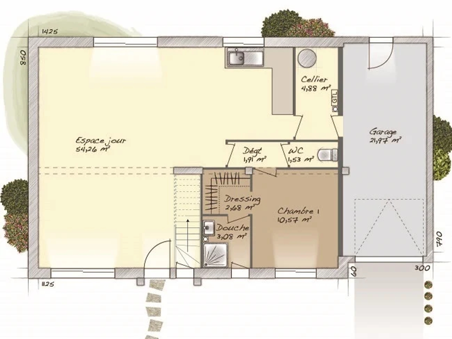 Maison à vendre - 6 pièces - 117m2 - Noiseau (94880)