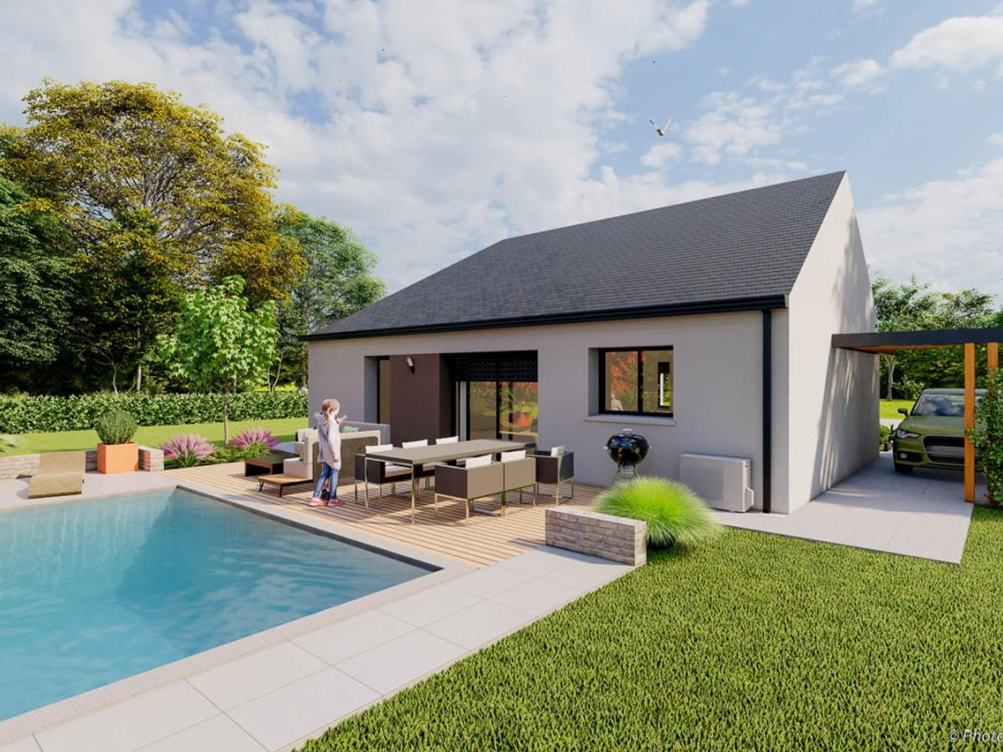 Maison à vendre - 79m2 - La Roche-Blanche (44522)