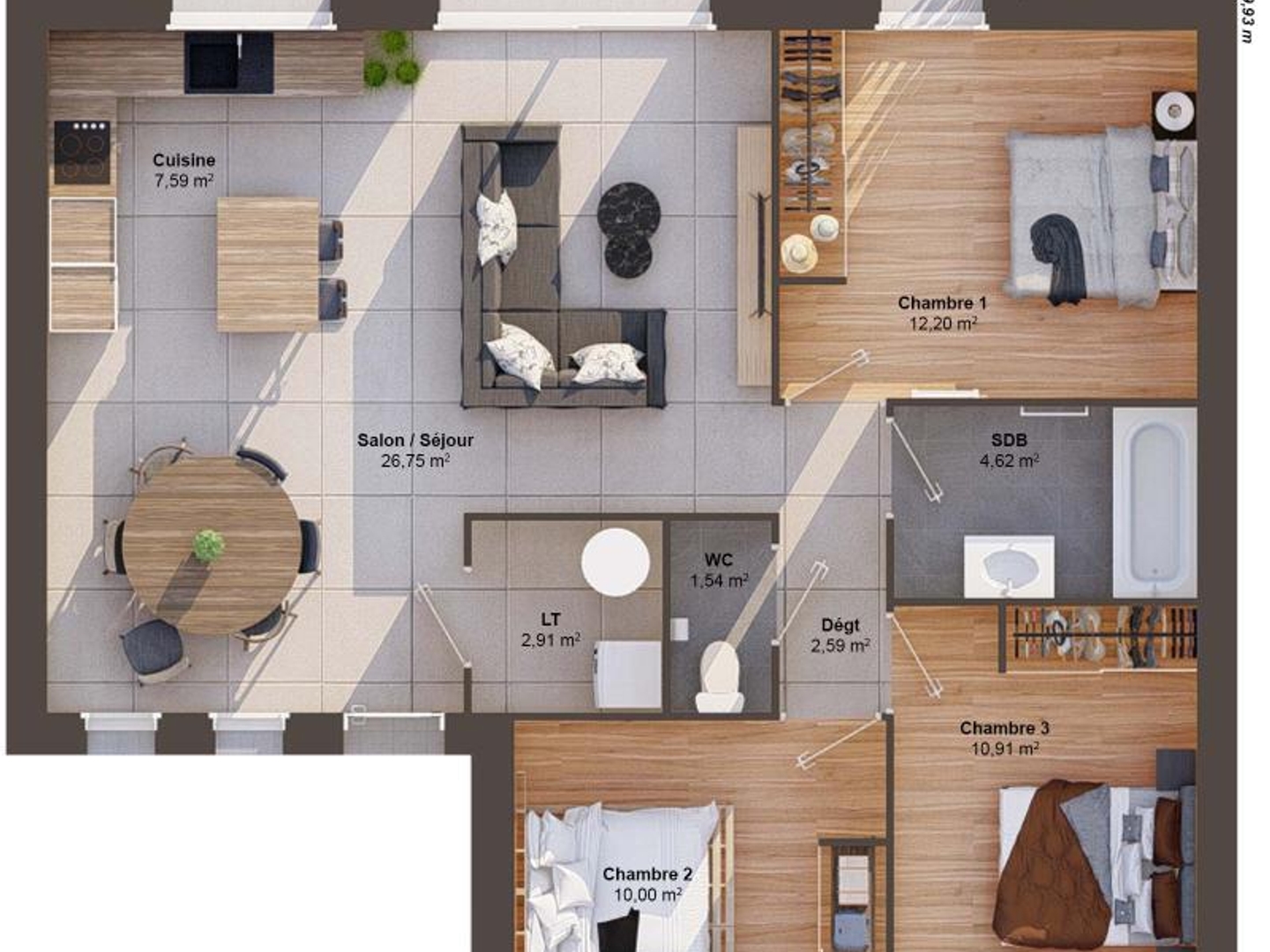 Maison à vendre - 79m2 - La Roche-Blanche (44522)