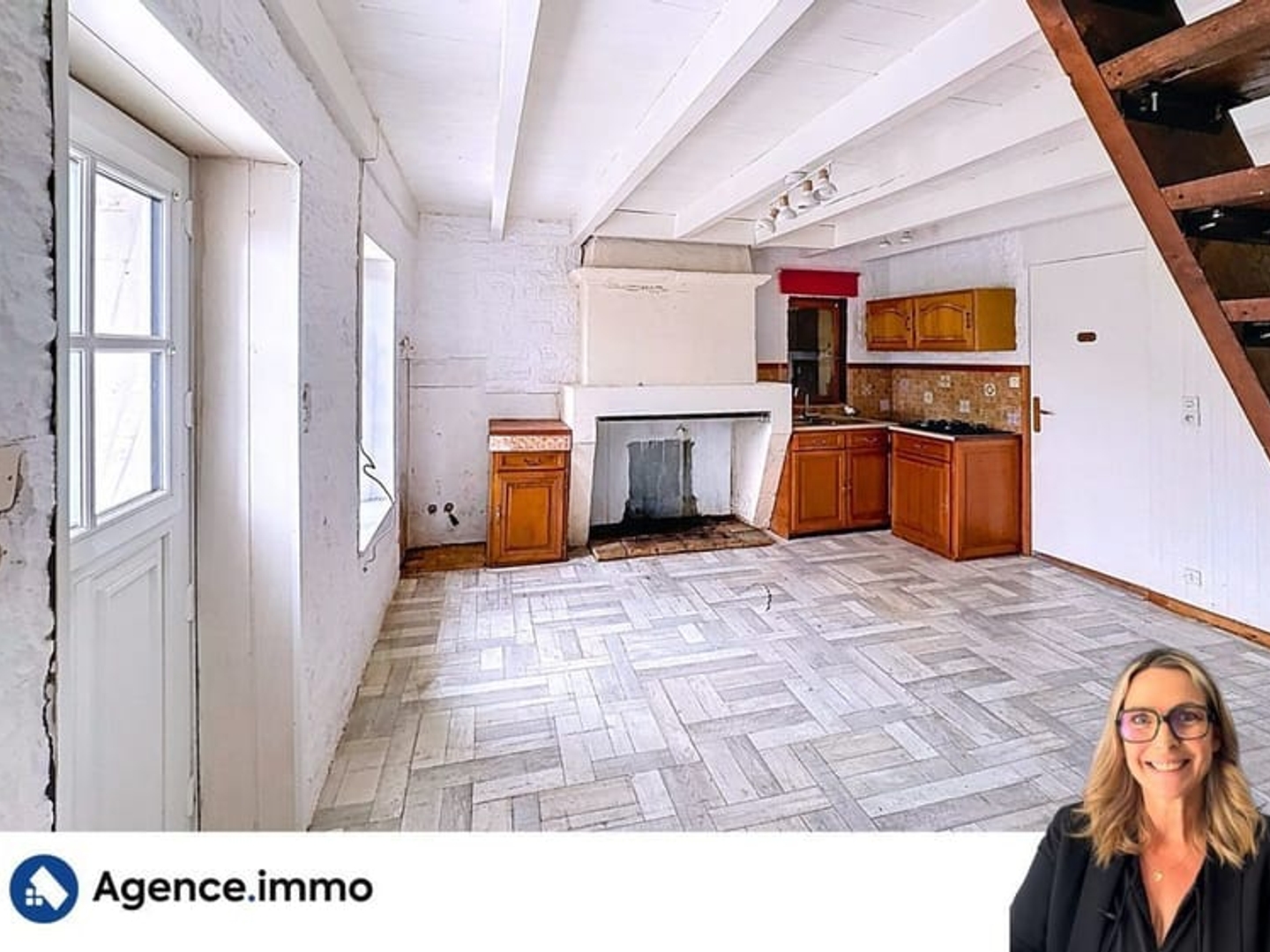 Maison à vendre - 3 pièces - 80m2 - Saint-Ciers-Sur-G... (33820)
