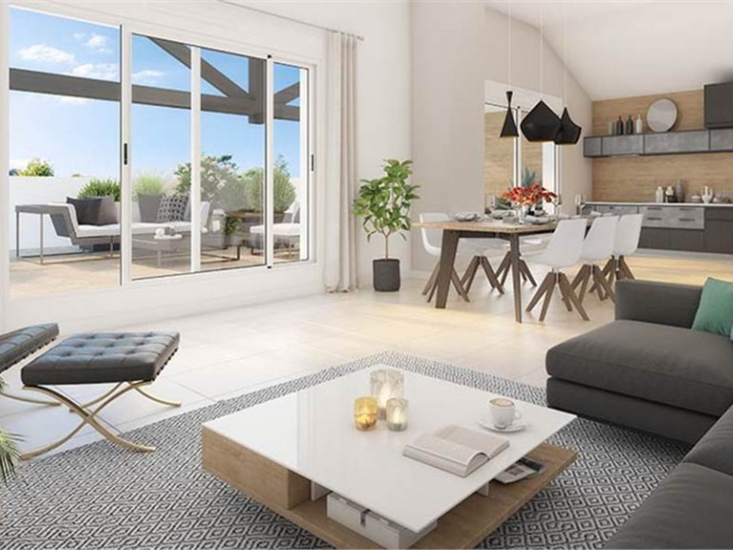 Appartement à vendre - 3 pièces - 67m2 - Ferney-Voltaire (01210)