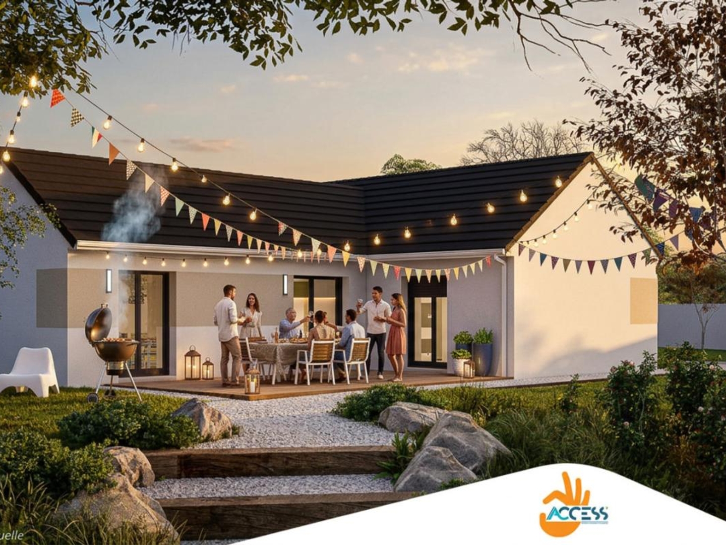 Terrain + maison 80 m²