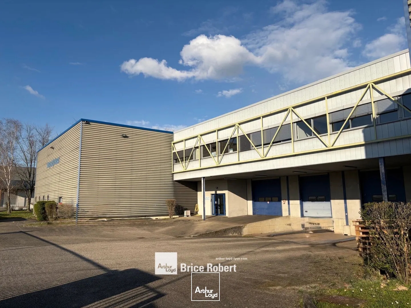 Locaux d'activité à vendre à Miribel Les Échets grande hauteur et quais