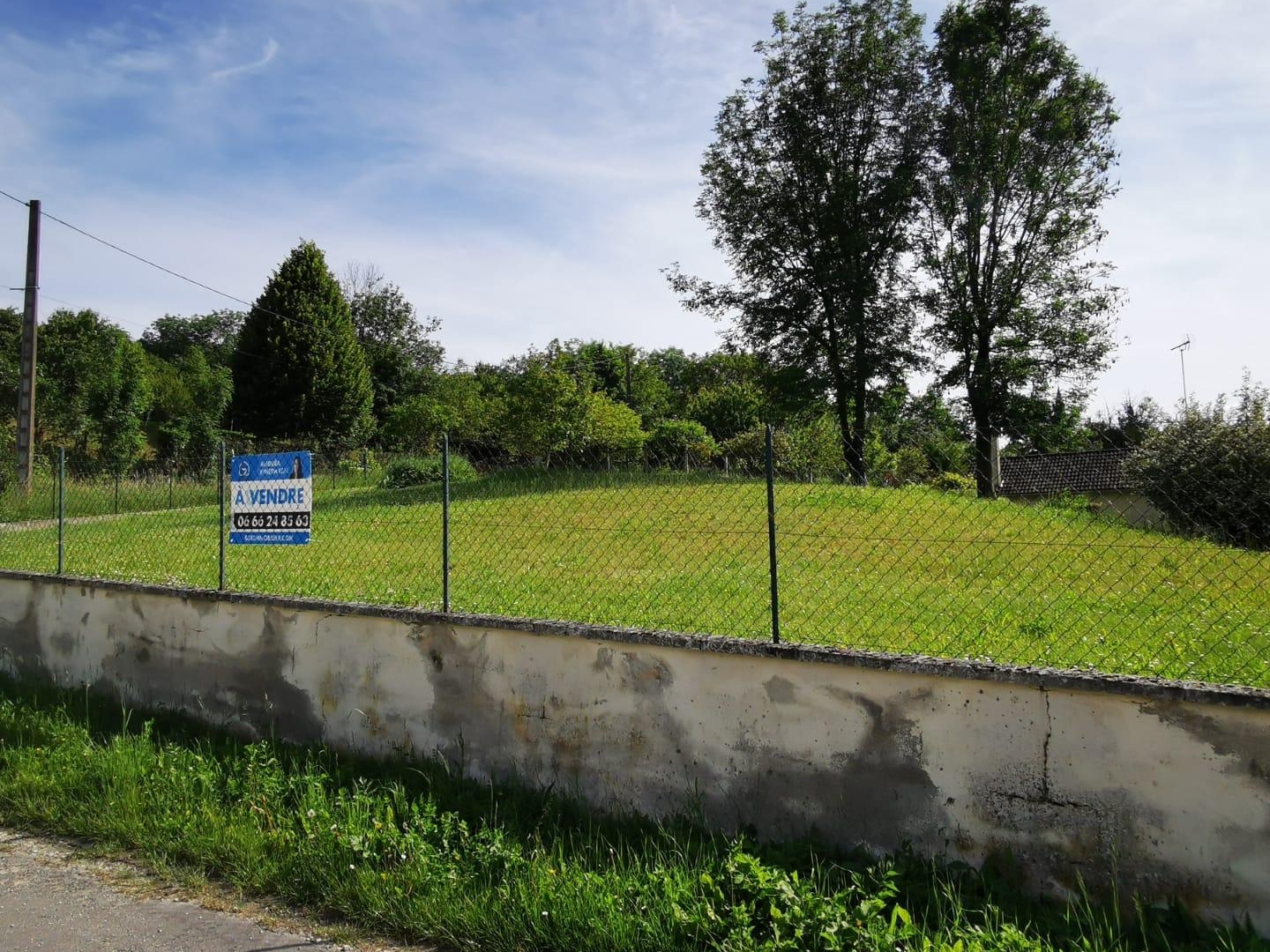 Terrain constructible 800 m²