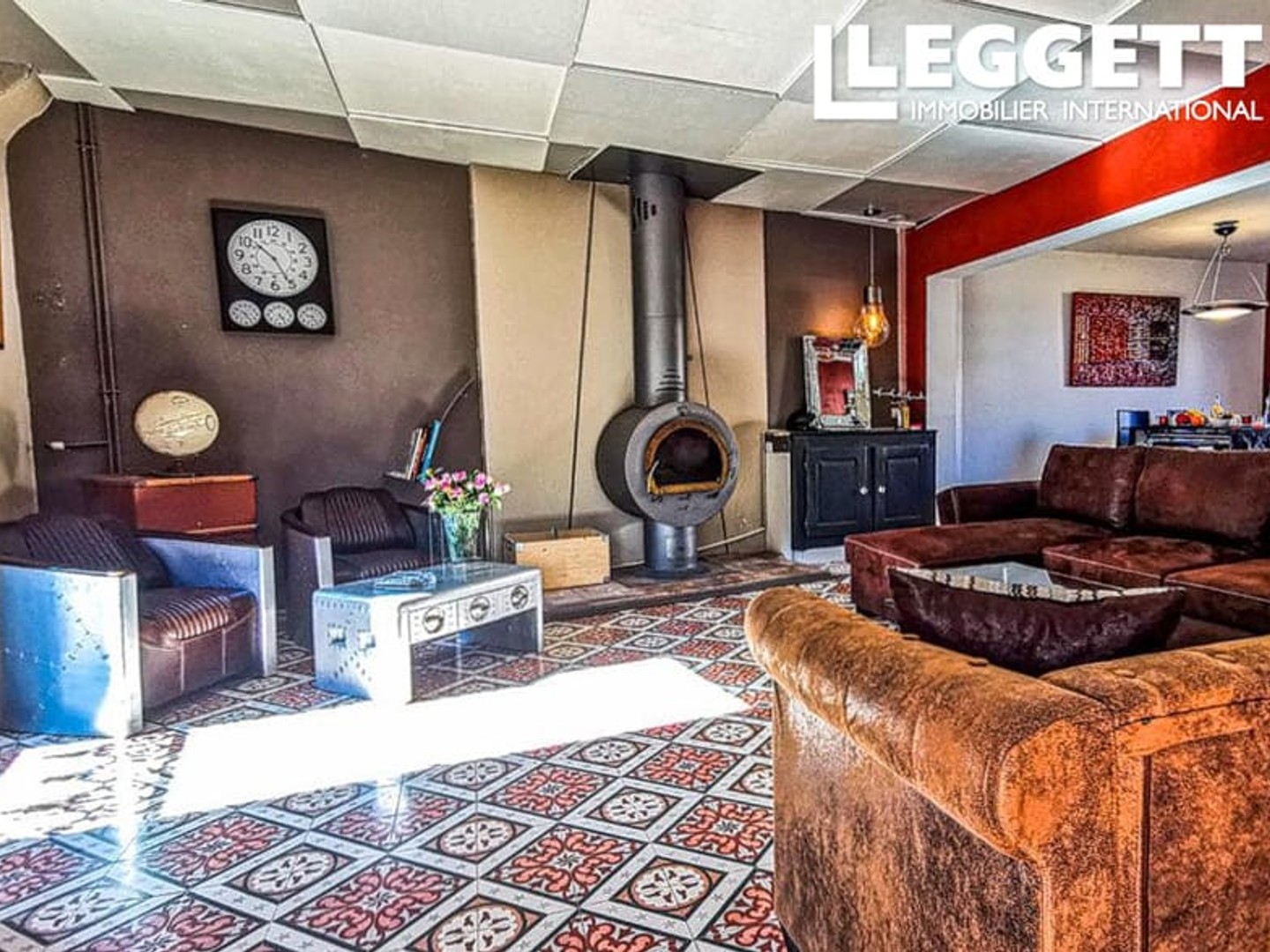 Élégante propriété de caractère et remise, 6 chambres, terrasse, actuellement en activité de chambres d'hôtes