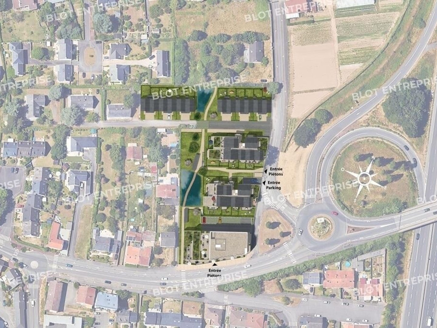 A VENDRE - BUREAUX - 3 456 M² DIVISIBLES - SAINTE LUCE SUR LOIRE