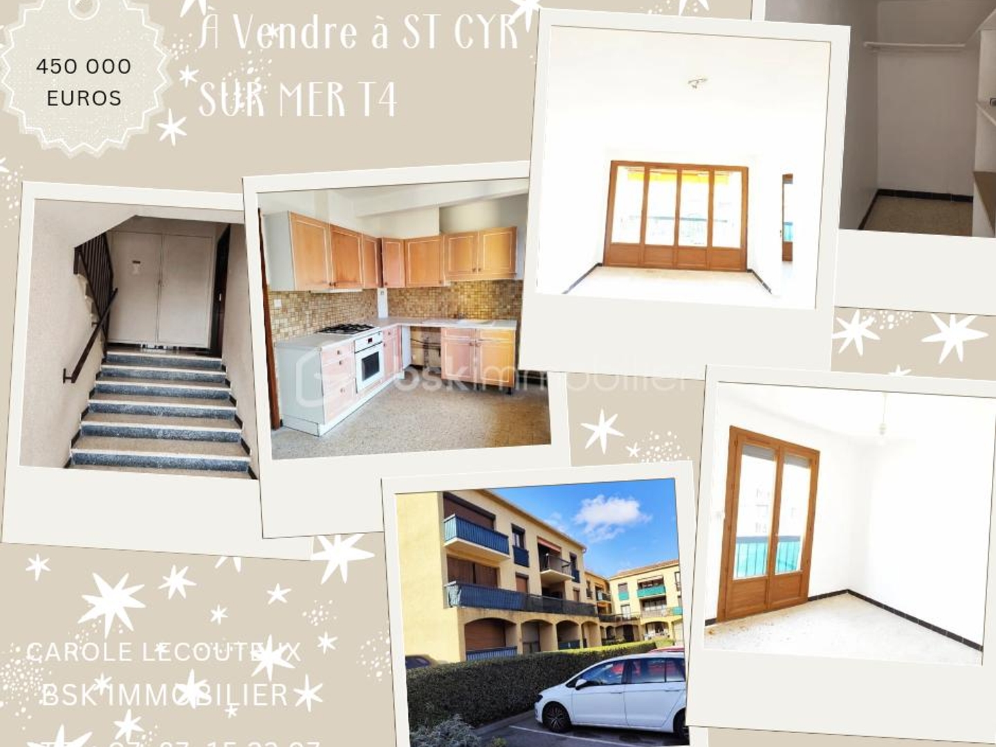 ? À vendre  Appartement T4 à Saint-Cyr-sur-Mer de 77,72 M2 €