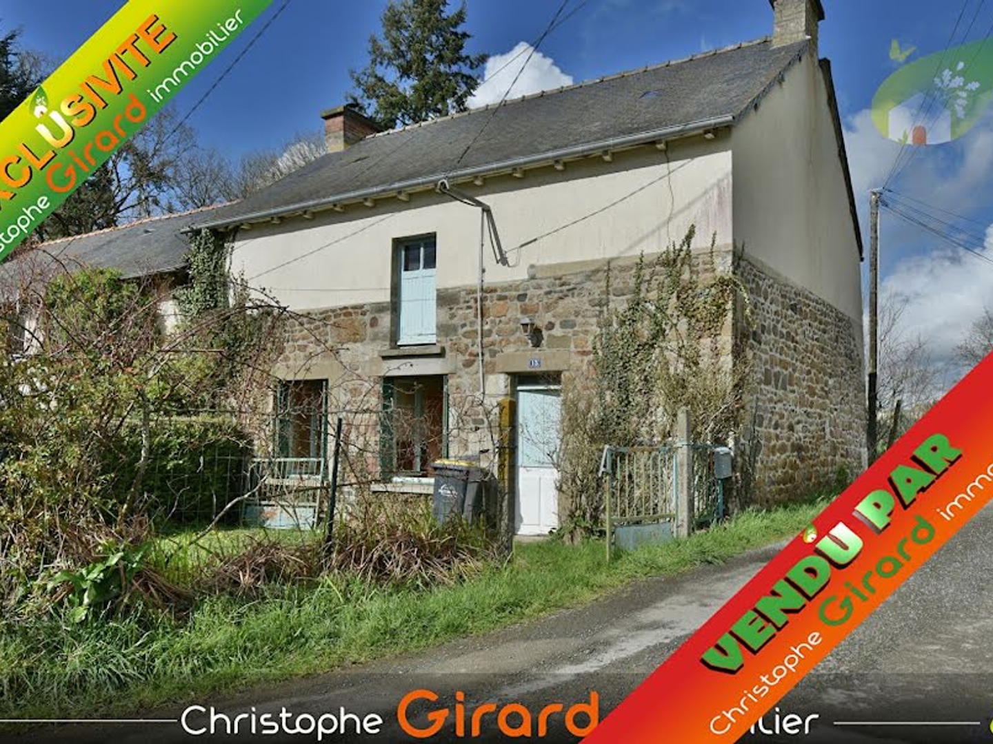 Maison à vendre - 2 pièces - 51m2 - Saint-Pern (35190)