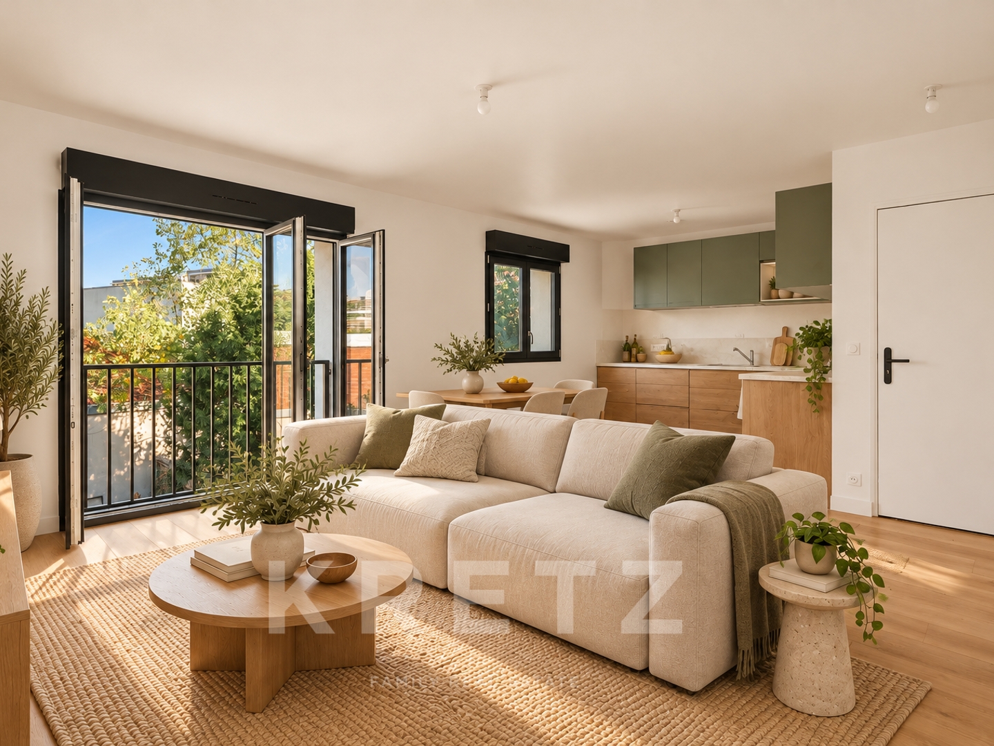 Nanterre limite Suresnes - Appartement familial avec balcon
