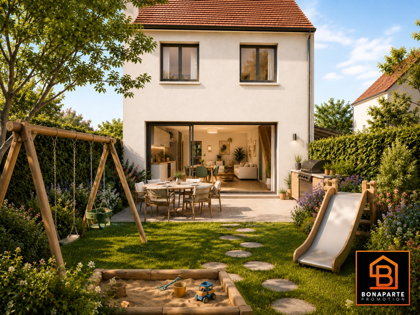 achat maison neuve cergy coteaux 5 pièces avec terrasse et jardin
