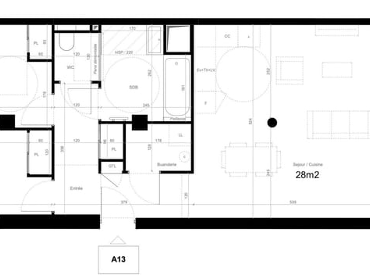 Appartement 3 pièces 68 m²