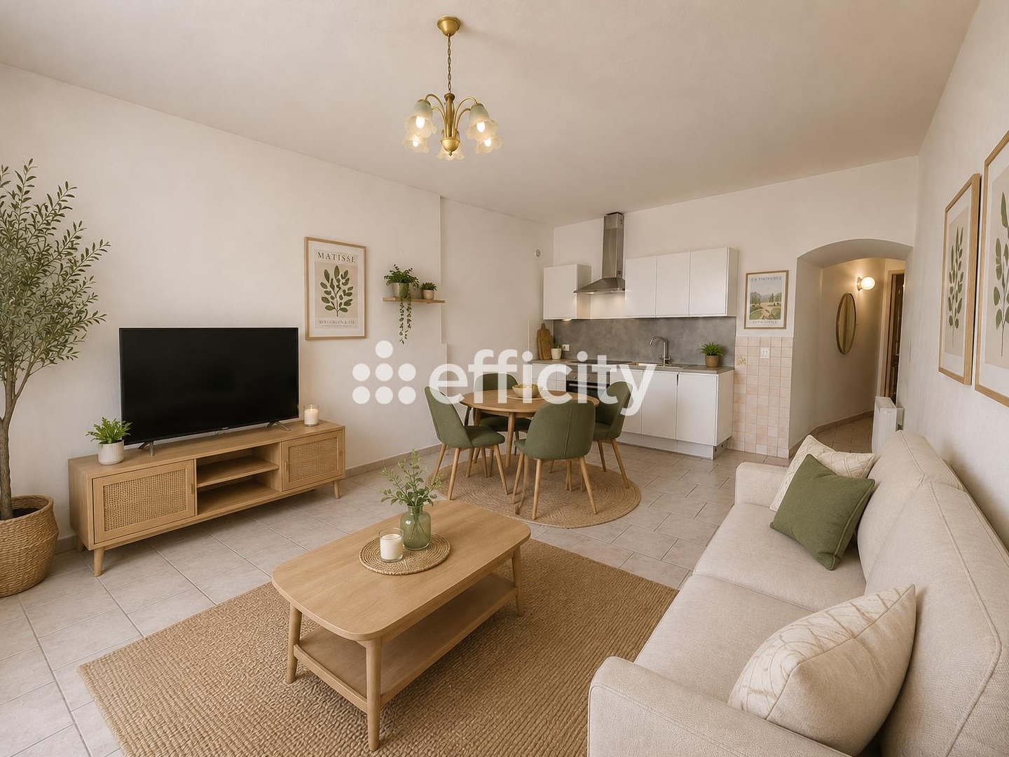 Appartement 2 pièces 53 m²