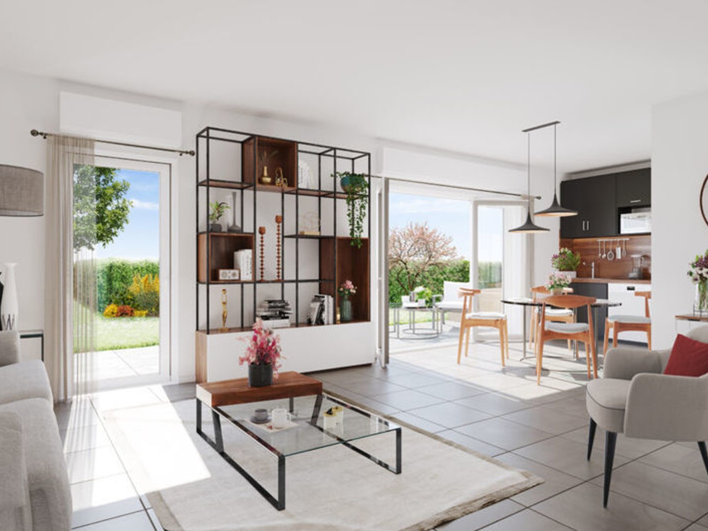 Appartement T4 79m² avec terrasse de 12m²