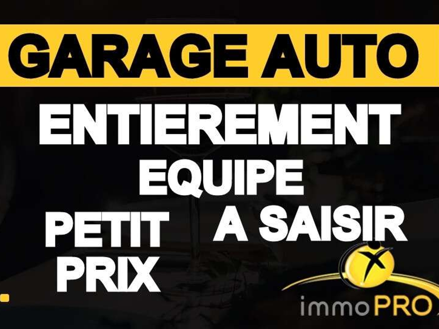 Vente garage auto équipé en vallée d'Azergue