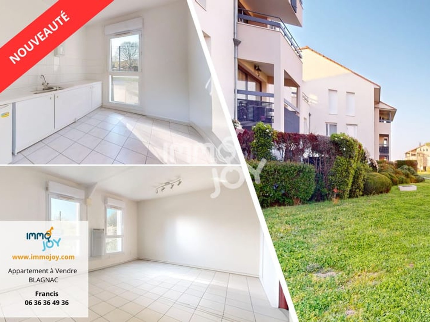 À VENDRE APPARTEMENT BLAGNAC BIEN ATYPIQUE À FORT POTENTIEL IDÉAL FAMILLE OU PROJET SUR MESURE