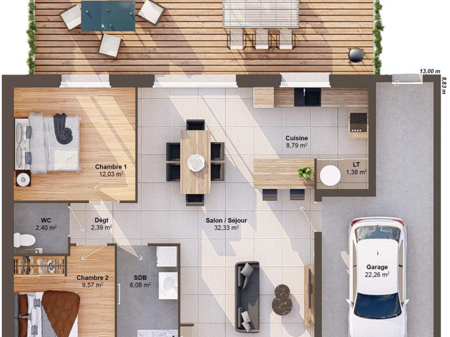 Maison à vendre - 75m2 - Mouzeil (44850)