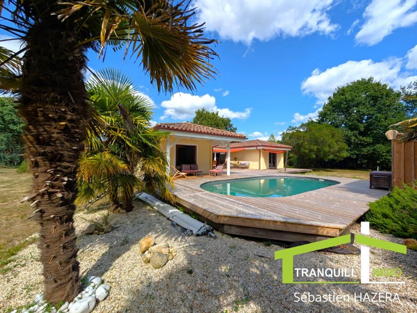 2 maisons sur grande parcelle de 3500 m² avec piscine LACANAU