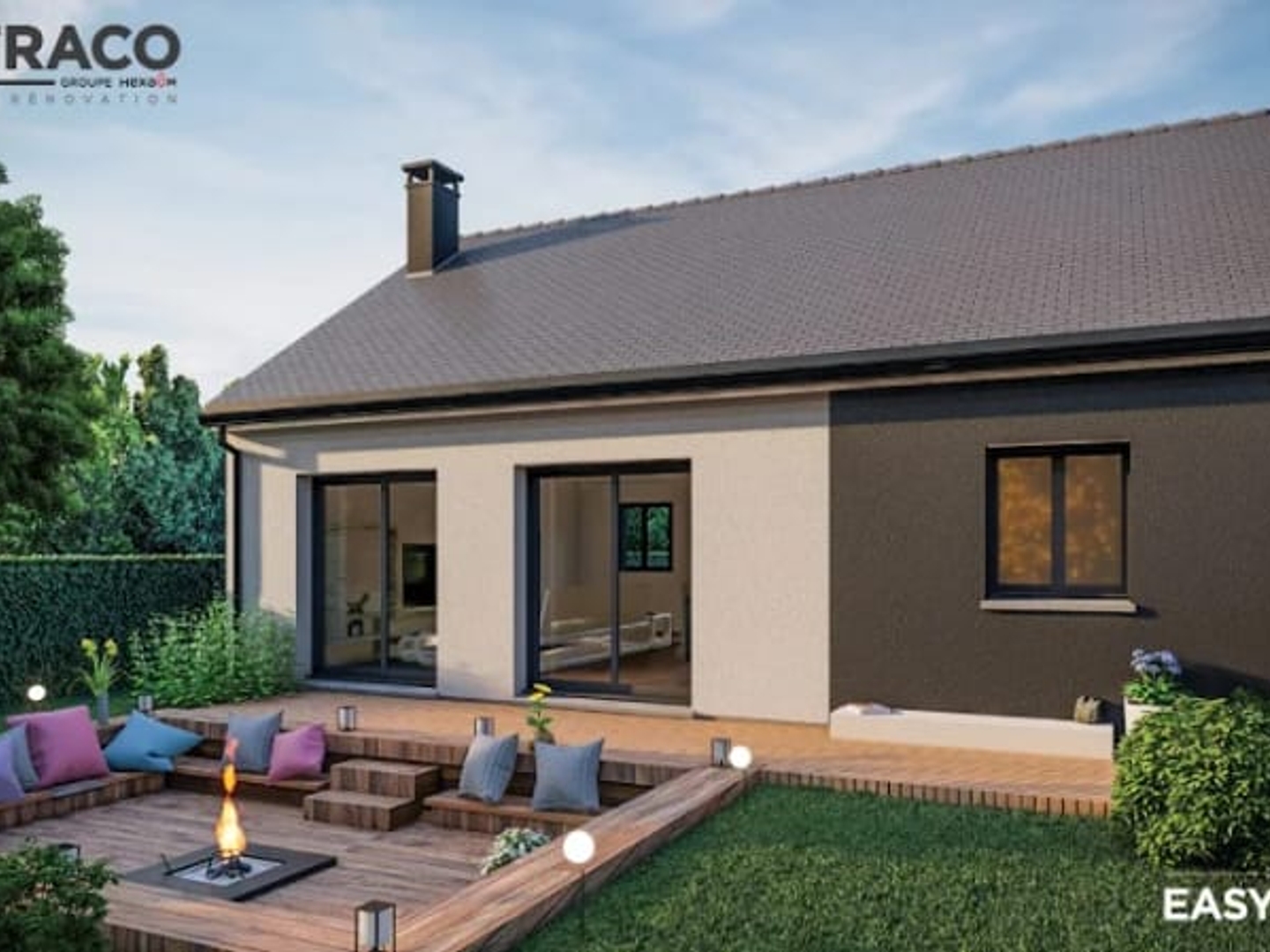Maison à vendre - 3 pièces - 65m2 - Étréville (27350)