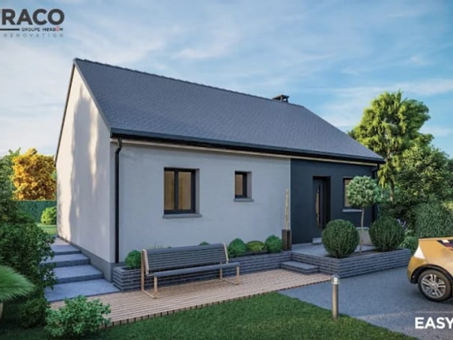 Maison à vendre - 3 pièces - 65m2 - Étréville (27350)