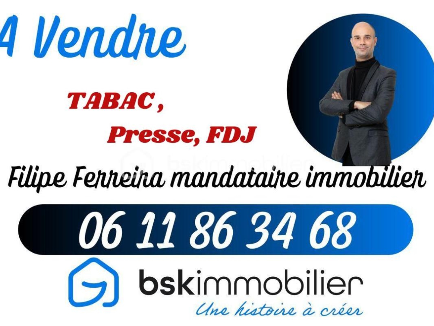 A Vendre Tabac Presse FDJ Ecusson