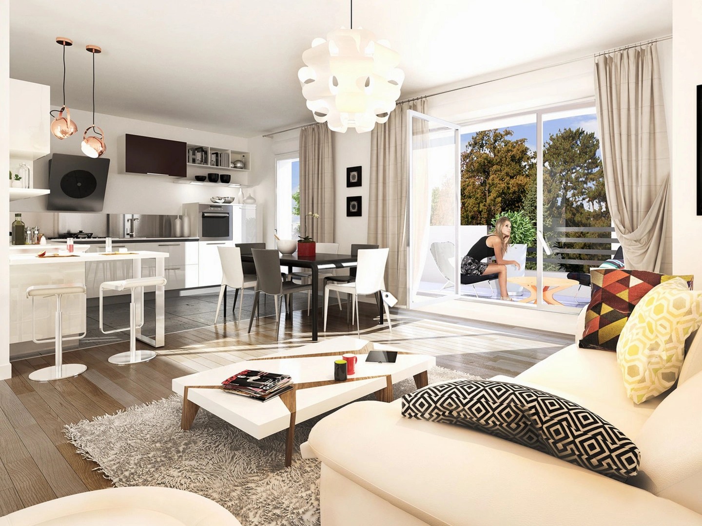 Appartement 3 pièces 61 m²