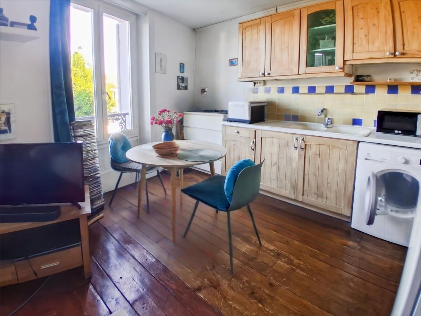 Appartement À Vendre centre ville , F2, jardin