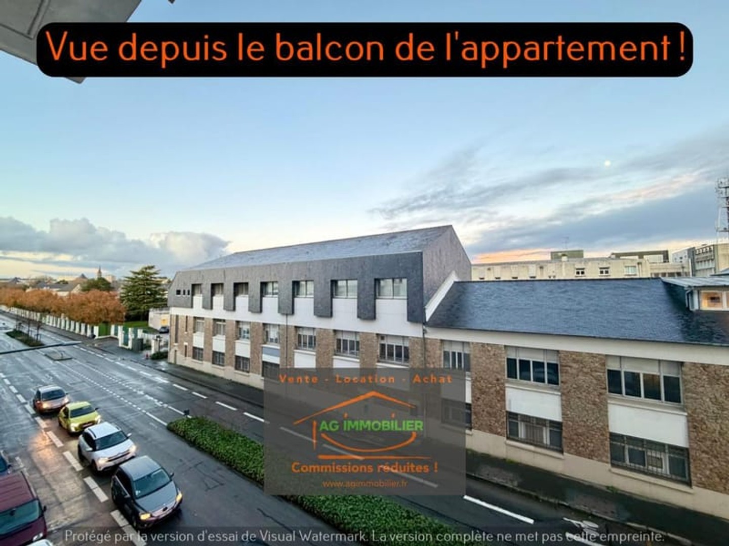 RENNES T2 avec balcon et garage secteur Boulevard de strasbourg