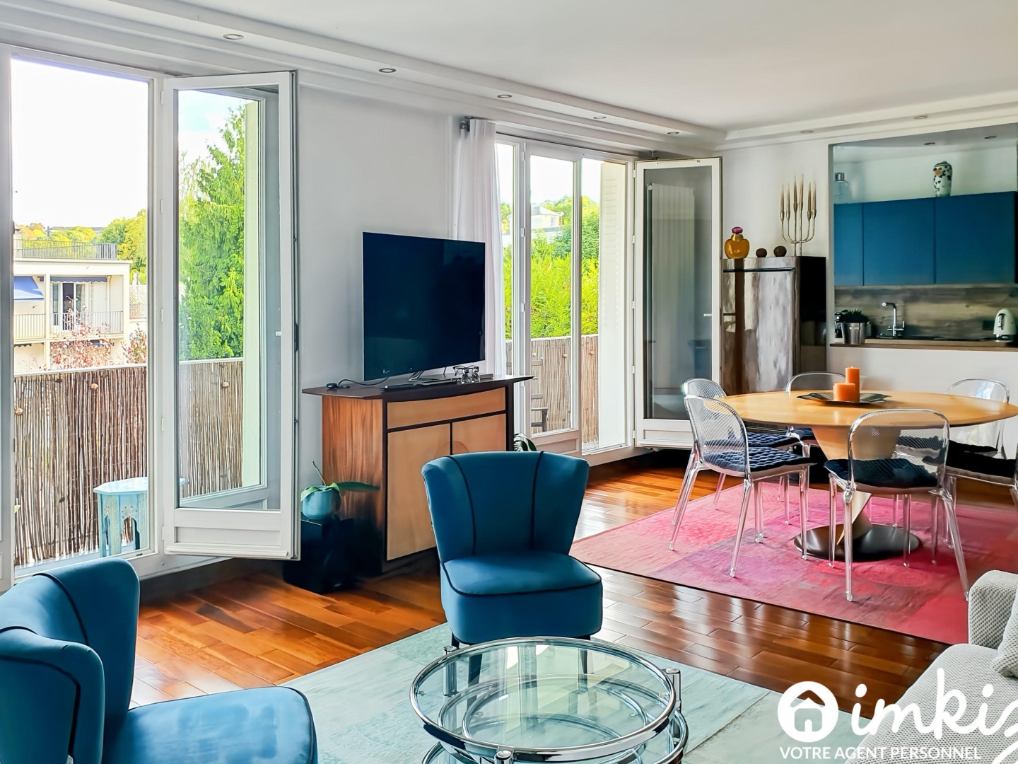 La Varenne-St-Hilaire- 74m2 traversant séjour 30m2